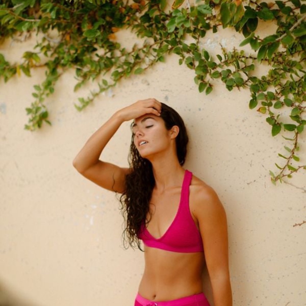 Urban Outfitters Ruched Racerback Bikini/Bralette